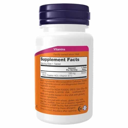 NOW Foods Supplements, Vitamin B-1 100 mg(100 Tablets) price in Bangladesh