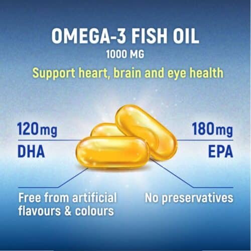 WATSONS Omega 3 Fish Oil 1000mg(180 Softgels) price in Bangladesh