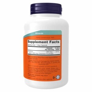 NOW Supplements, Chromium Picolinate 200 mcg(250 Capsules) price in bd