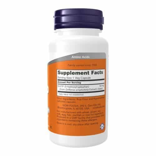 NOW Foods Supplements, 5-HTP (5-hydroxytryptophan) 50 mg(90 Capsules) price in bangladesh