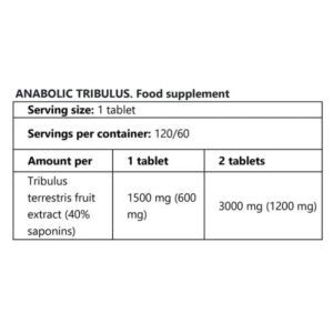 Kevin Levrone Anabolic Tribulus (120 Tablets) Price in Bangladesh