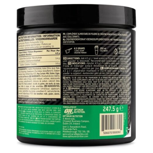 Optimum Nutrition Flavoured Micronised Creatine Powder(55 Servings) Price in Bangladesh