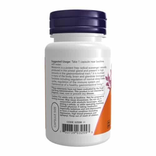 NOW Food Melatonin 3 mg (60 Capsules) price in Dhaka