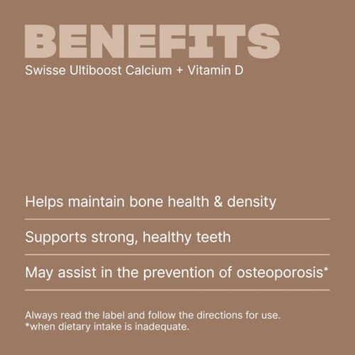 Swisse Ultiboost Calcium + Vitamin D 150 tabletes