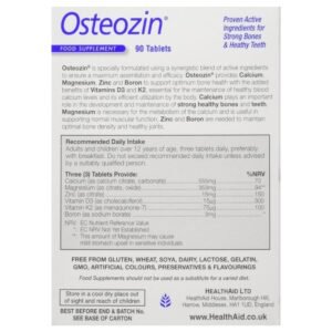 HealthAid Osteozin Vegetarian - (90 Tablets) price in Bangladesh