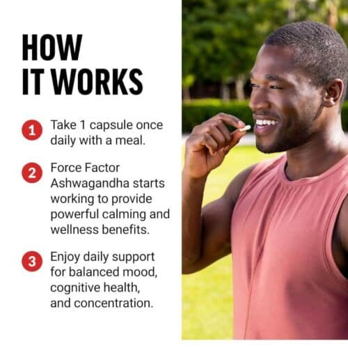  Force Factor Ashwagandha 600 mg Capsules