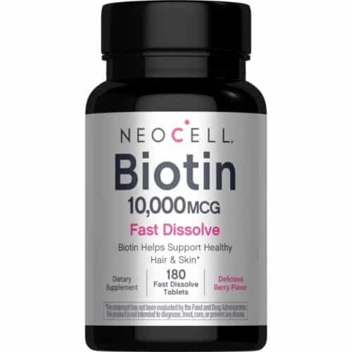  NeoCell Biotin 10000 Mcg Fast Dissolve for Healthy Hair & Skin (180 Tablets) price in Bd