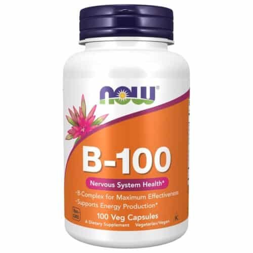 NOW Foods Supplements, Vitamin B-100,Nervous System Health(100 Capsules) price in bd
