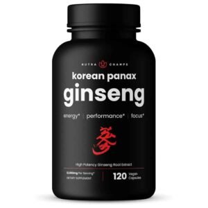 NutraChamps Korean Red Panax Ginseng(120 Capsules) Price in Bd