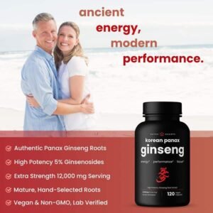 NutraChamps Korean Red Panax Ginseng(120 Capsules) Price in Bangladesh