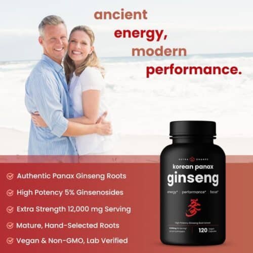 NutraChamps Korean Red Panax Ginseng(120 Capsules) Price in Bangladesh
