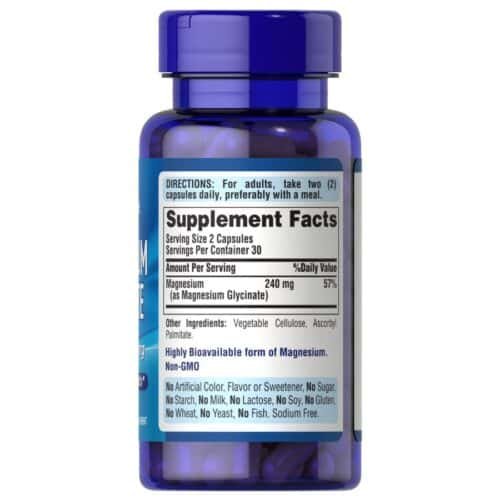 Puritan's Pride Magnesium Glycinate 240 mg(60 Capsules) Price in Dhaka