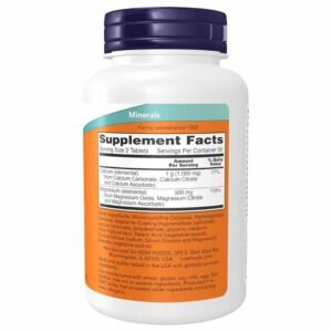 NOW Foods Supplements, Calcium & Magnesium 2:1 Ratio, High Potency, Supports Bone Health*(100 Tablets) Price in Bangladesh
