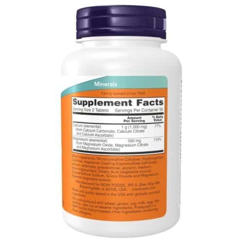 NOW Foods Supplements, Calcium & Magnesium 2:1 Ratio, High Potency, Supports Bone Health*(100 Tablets) Price in Bangladesh