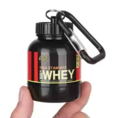 WHEY 200 ML Protein Powder Container- Red