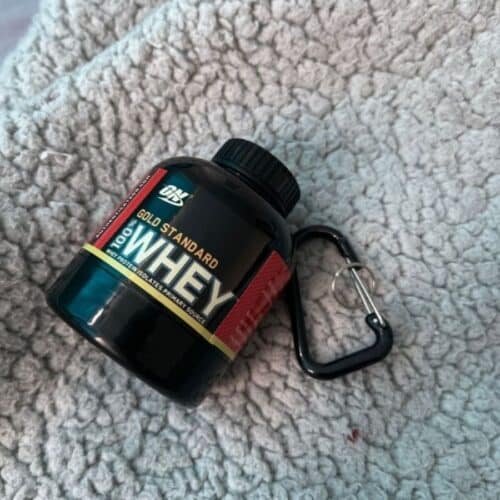 WHEY 200 ML Protein Powder Container- Red price in Dhaka