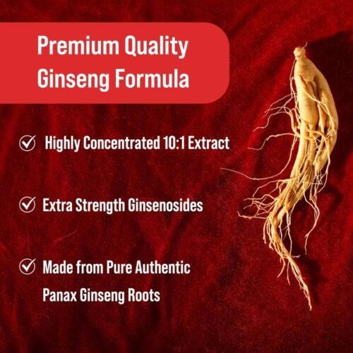 NutraChamps Korean Red Panax Ginseng(120 Capsules) Price in Dhaka