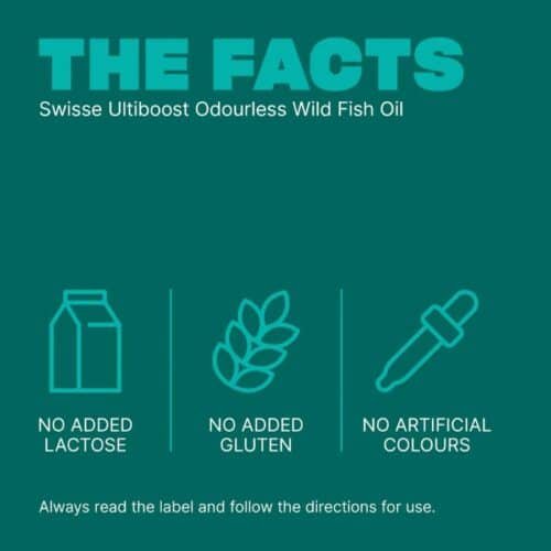 Swisse Ultiboost Odourless Super Strength Wild Fish Oil 1000mg