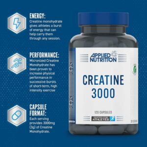Applied Nutrition Creatine 3000 120 Capsules price in Bangladesh