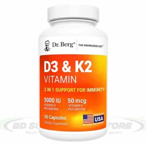 Dr. Berg Maximum Strength Vitamin D3 K2 60 Capsules price in Bangladesh