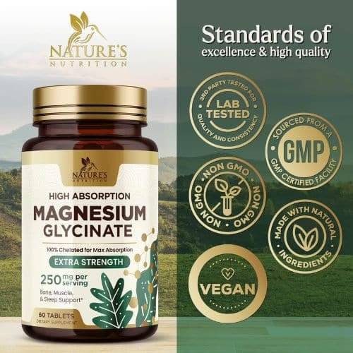 Nature's Nutrition Magnesium Glycinate 500mg Tablets price in Bangladesh