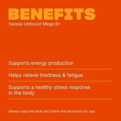 Swisse Ultiboost Mega B+ (60 Tablets)