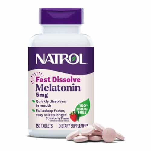 Natrol, Melatonin, Fast Dissolve, Strawberry, 5 mg,(150 Tablets) Price in Bd