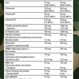 Army1 test-X Testosterones Booster 240mg(120 Capsules) price in Bangladesh