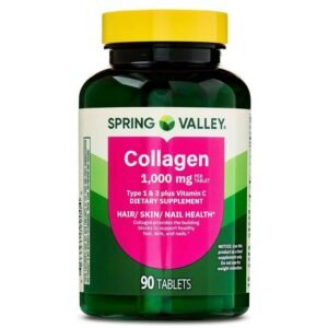 Spring Valley Collagen Type 1 & 3 Plus Vitamin C Hair Skin Nails 1,000 mg 90 Count price in Bangladesh