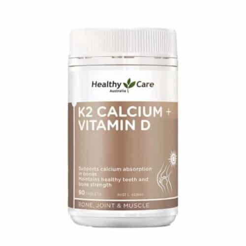 Healthy Care K2 Calcium + Vitamin D 90 Tablets Price in Bangladesh