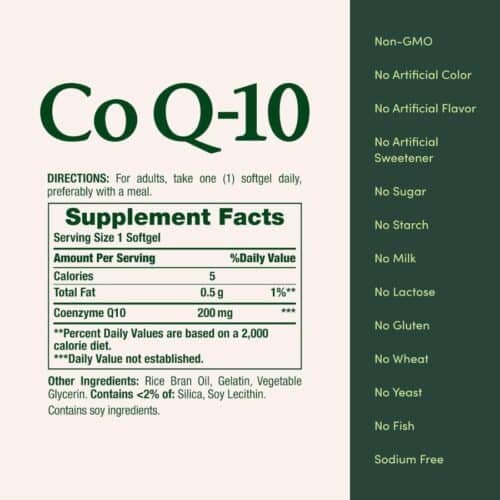 Nature's Bounty CoQ10 200mg 80 Rapid Release Softgels price in Bangladesh