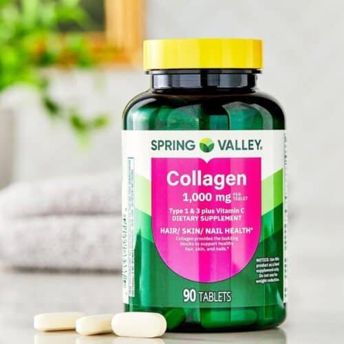 Spring Valley Collagen Type 1 & 3 Plus Vitamin C Hair Skin Nails 1,000 mg 90 Count price in Bangladesh