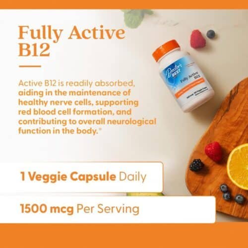 Doctor's Best Fully Active B12 1500 mcg 60 Veggie Caps price in Bangladesh