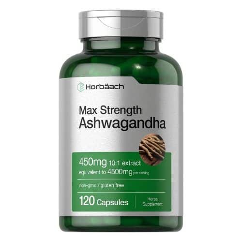 Horbäach Ashwagandha Supplement | Max Strength| Non-GMO, Gluten Free (120 Capsules) price in Bd