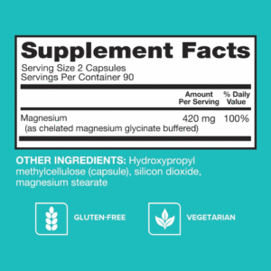 Qunol Magnesium Capsules 420mg, 100% DV, High Absorption Magnesium Supplement(180 Capules) price in Bangladesh