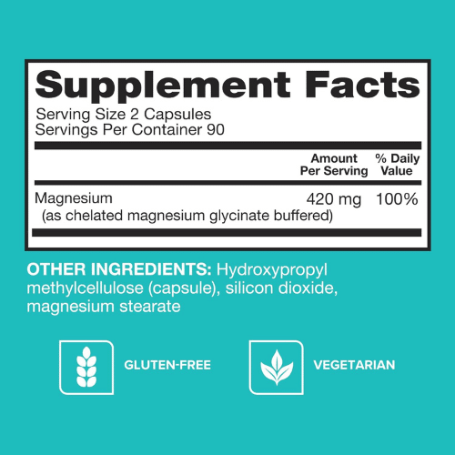 Qunol Magnesium Capsules 420mg, 100% DV, High Absorption Magnesium Supplement(180 Capules) price in Bangladesh