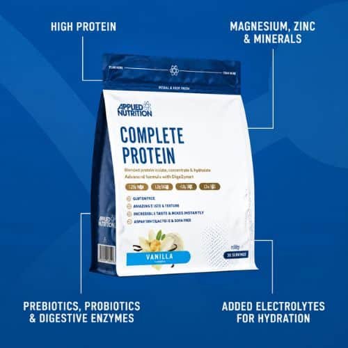 Applied Nutrition Complete Protein Powder Vanilla Flavor 450g Whey Protein (15 servings) price in Dhaka