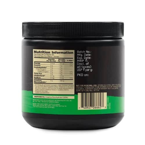 Optimum Nutrition (ON) Micronized Creatine Powder – 250 g (83 Servings) price in Dhaka