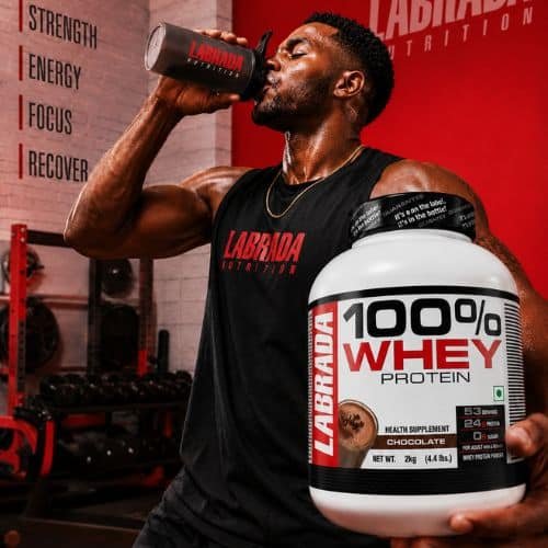 Labrada Nutrition 100% Whey Protein Powder Chocolate(4.13 Lbs)