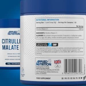 Applied Nutrition Citrulline Malate 2:1 |Nitric Oxide Booster Amino Acid (100 Serving) price in Bangladesh