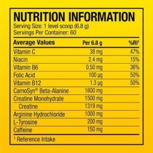C4 Original Beta Alanine Sports Nutrition Bulk Pre Workout Powder (60 Servings) price in Dhaka