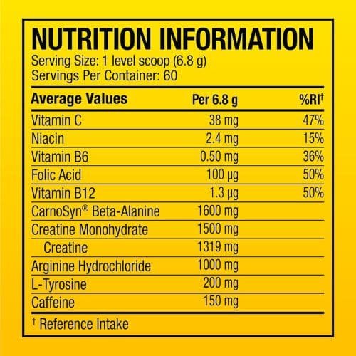 C4 Original Beta Alanine Sports Nutrition Bulk Pre Workout Powder (60 Servings) price in Dhaka